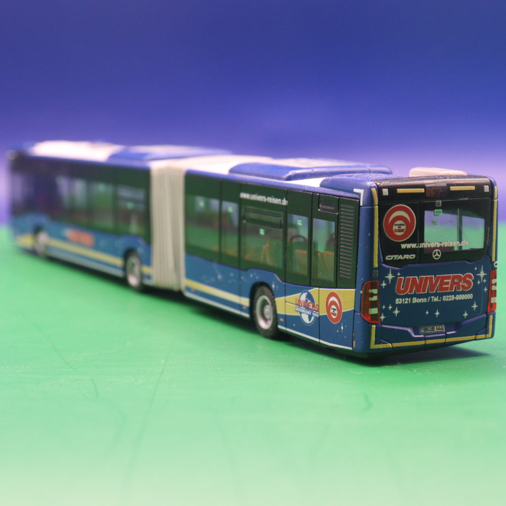 Mercedes Benz Citaro C2 G - Univers Reisen - Linie RE7 Schienenersatzverkehr Köln HBF - Modellbus Rietze 69306