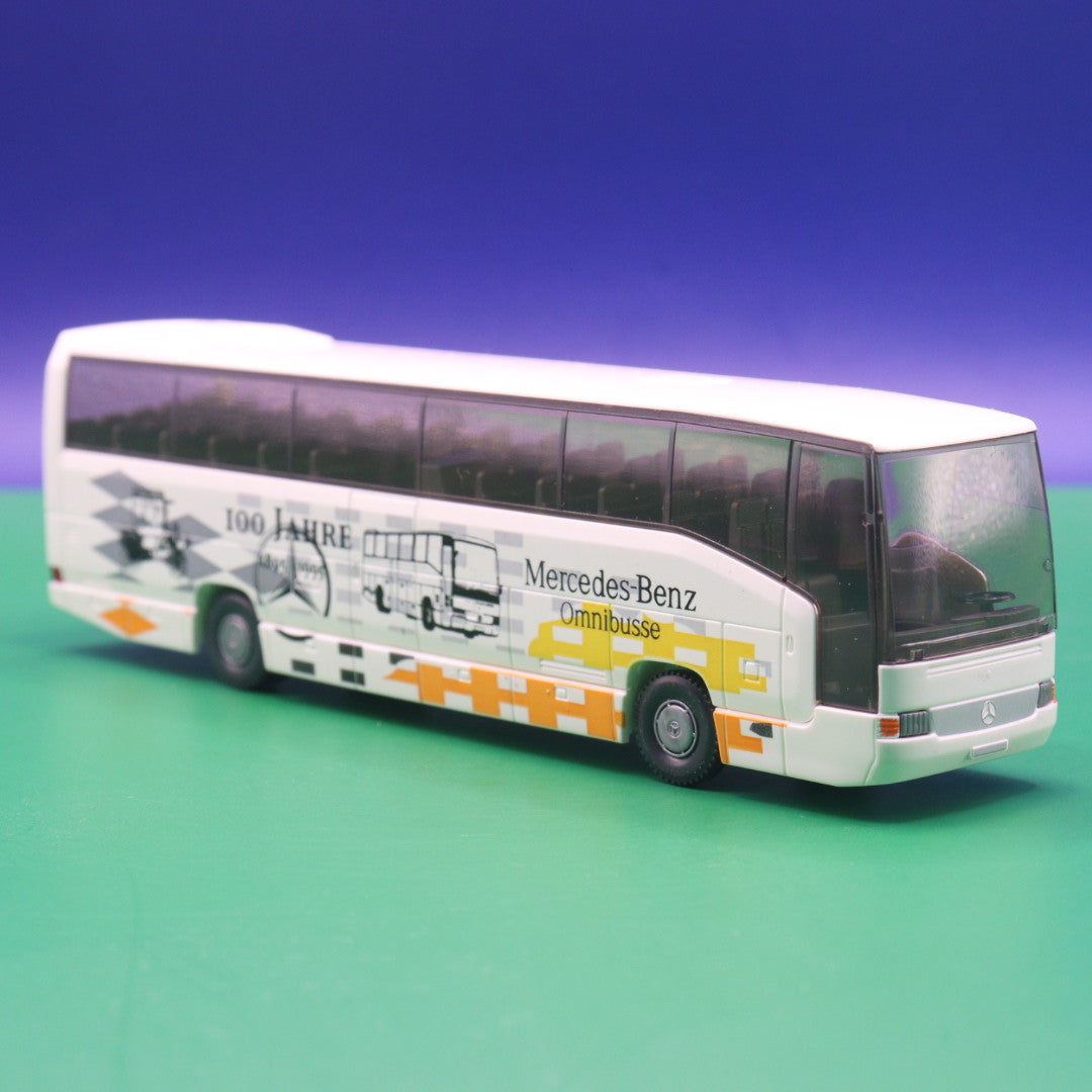 Mercedes Benz O 404 RHD  - 100 Jahre Mercedes Benz Omnibusse - Gebraucht, Ohne OVP - Modellbus Wiking