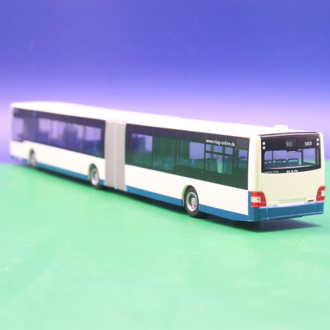 MAN Lions City G - NIAG Moers - GEBRAUCHT OHNE OVP OHNE ZURÜSTTEILE - Modellbus Rietze