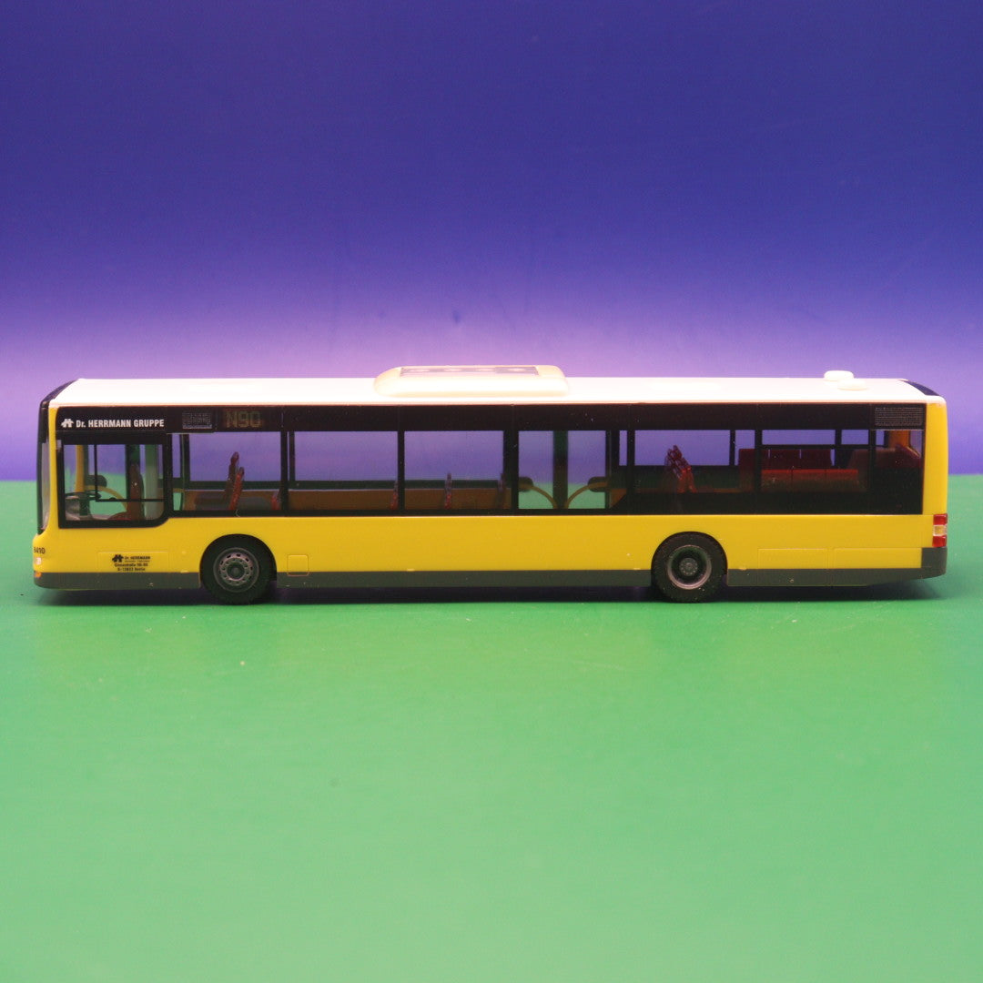 MAN Lions City 12 - Dr Herrmann Verkehrsgesellschaft - (BVG Berlin) - Linie N90 Schlosspark Köpenick - LIMITIERTE AUFLAGE 200 Stück - Modellbus Rietze 67411