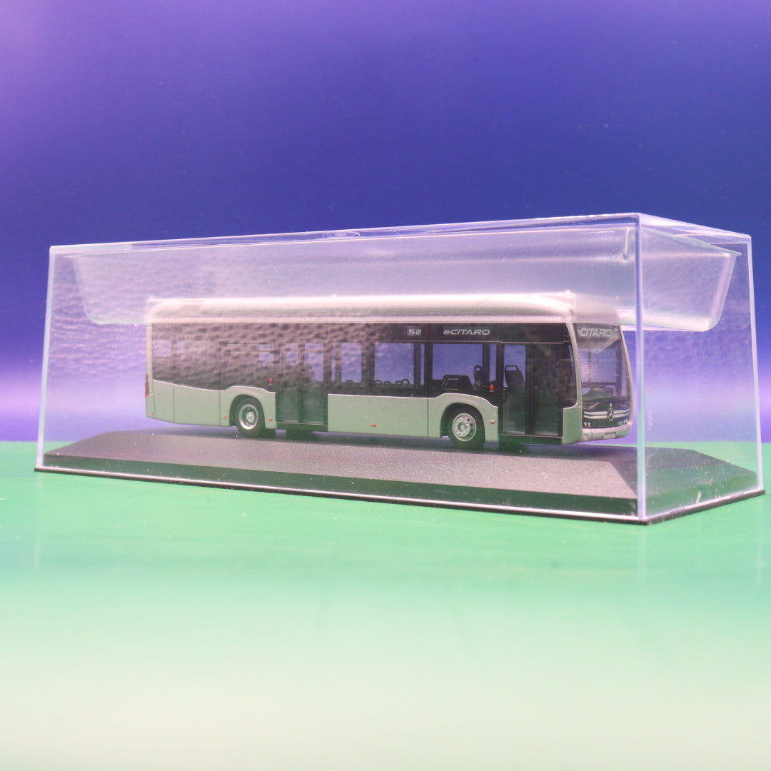 Mercedes Benz eCitaro Daimler Modellbus - Vorführdesign - Platinum Silber Metallic - Modellbus Rietze 76805