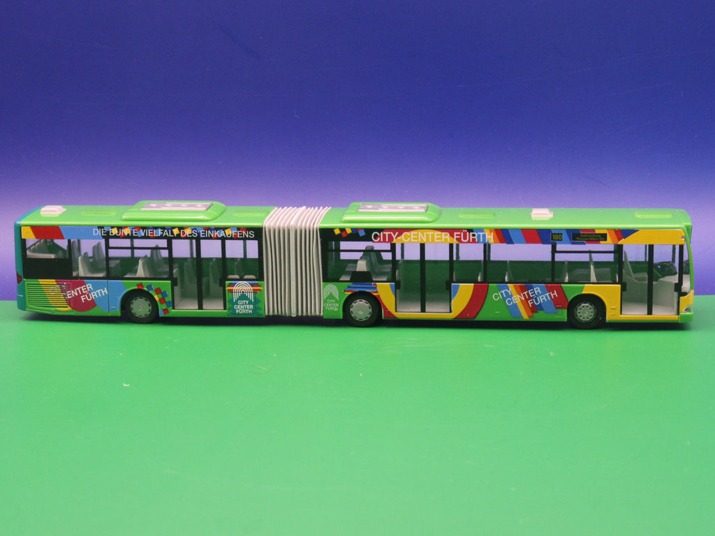 Mercedes Benz O530 Citaro G - City Center Fürth - Modellbus Rietze 62800 OHNE ZURÜSTTEILE (Klebespuren am Scheibenwischer)