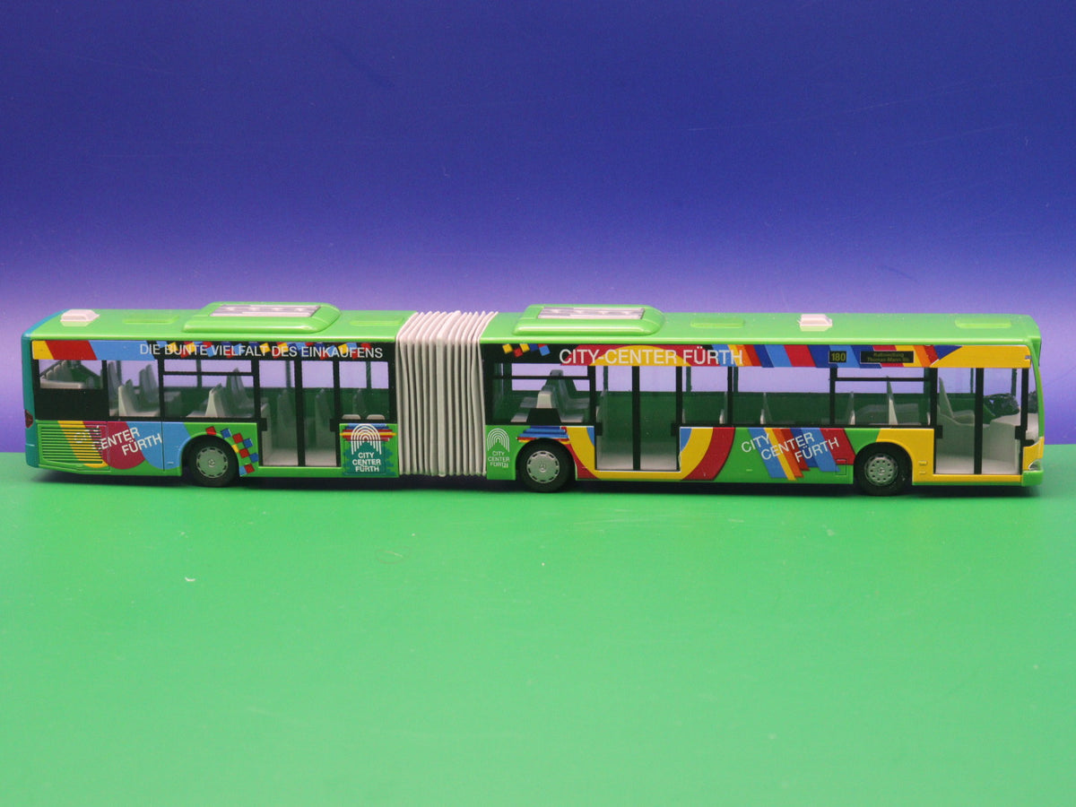 Mercedes Benz O530 Citaro G - City Center Fürth - Modellbus Rietze 62800 OHNE ZURÜSTTEILE (Klebespuren am Scheibenwischer)