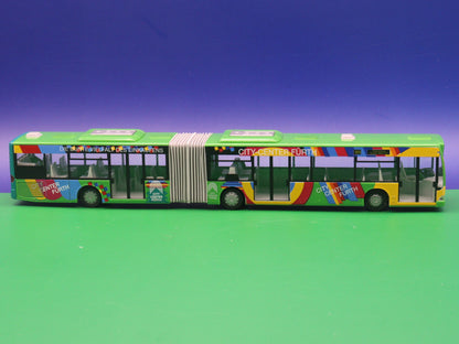 Mercedes Benz O530 Citaro G - City Center Fürth - Modellbus Rietze 62800 OHNE ZURÜSTTEILE (Klebespuren am Scheibenwischer)