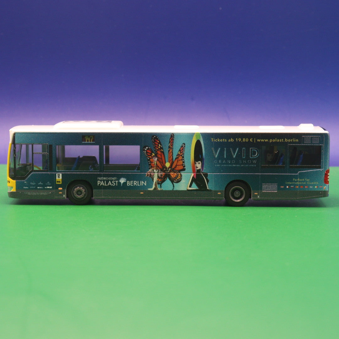 Mercedes Benz O530 Citaro Facelift E4 - BVG Berlin - Friedrichstadtpalast - Linie 147 U-Bahnhof Märk. Museum - LIMITIERTE AUFLAGE 150 Stück - Modellbus Rietze 66899