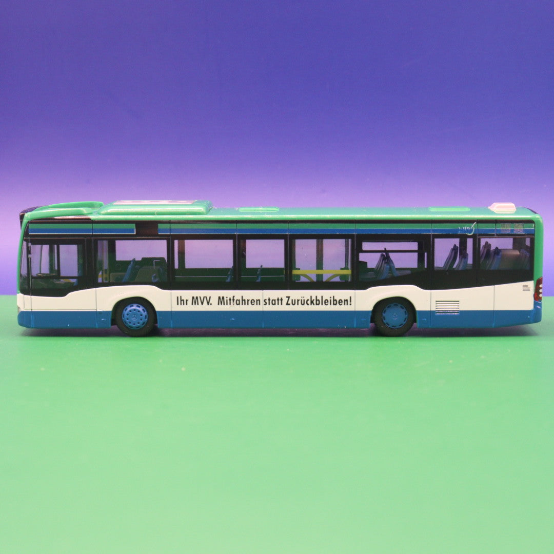 Mercedes benz Citaro C2 - MVV München - Mitfahren statt zurückbleiben - Auslieferung 2012 - Modellbus Rietze 68709