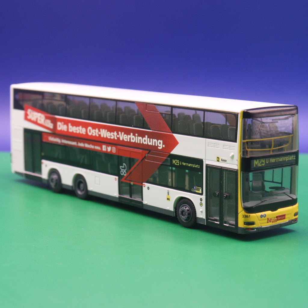 MAN DL07 - BVG Berlin - SUPERillu - Linie M29 U Hermannplatz - Modellbus Rietze 67784