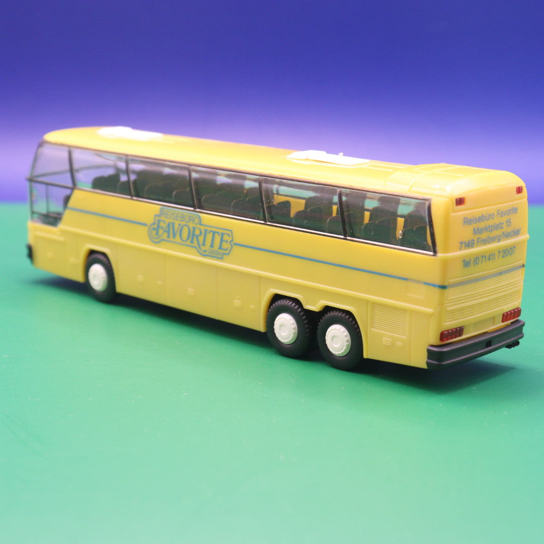 Neoplan Cityliner - Reisebüro Favorite - (Gebraucht, Ohne OVP) Modellbus Rietze
