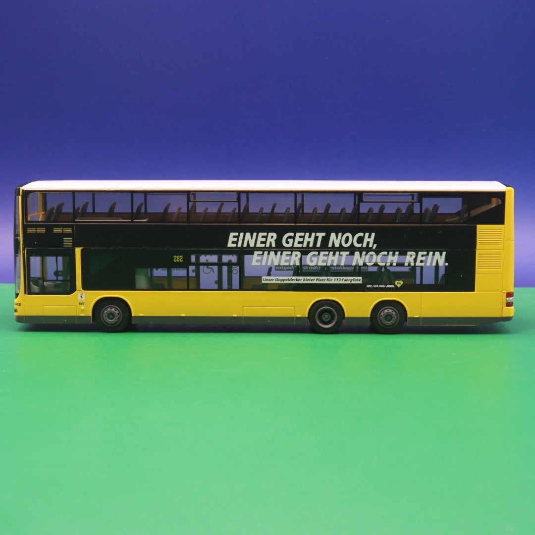 MAN Lions City DL 07 - BVG Berlin - Einer geht noch, Einer geht noch rein - Linie 282 Mariendorf Dardanellenweg - Modellbus Rietze 67782