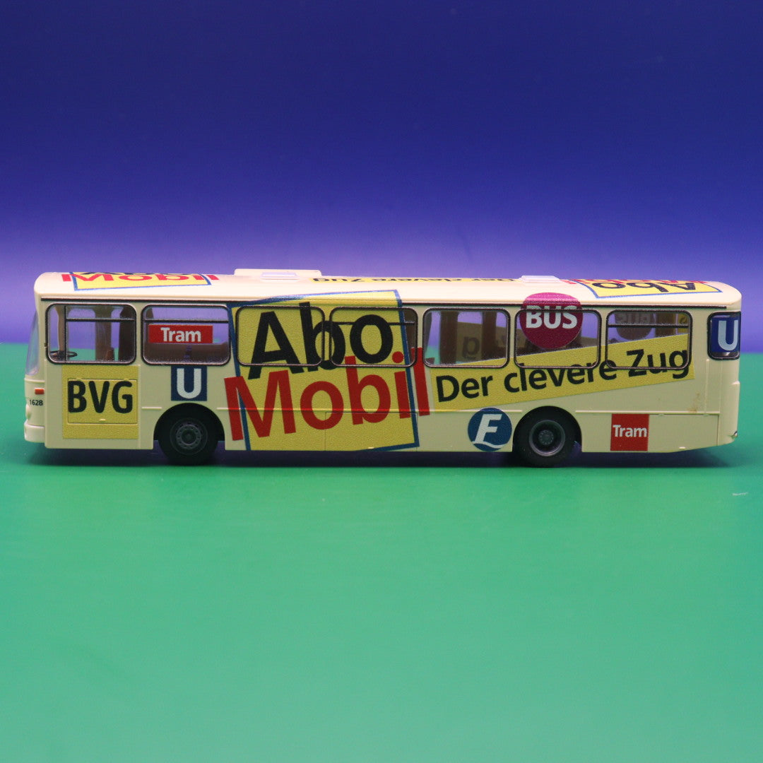 Mercedes Benz O305 - BVG Berlin - Abo Mobil - Der clevere Zug - Modellbus Rietze