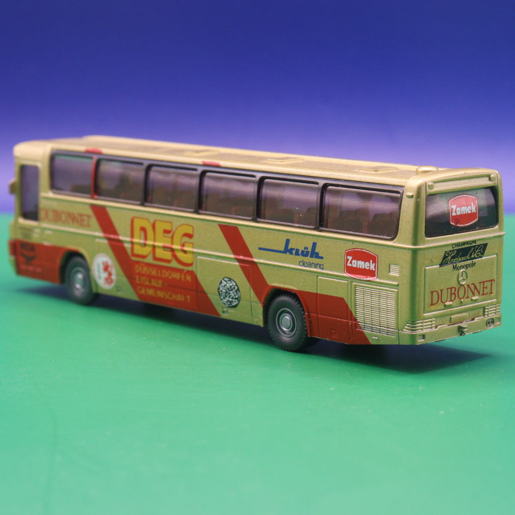 Mercedes Benz O 303 RHD - Düsseldorfer Eislauf Gemeinschaft - Gebraucht, Ohne OVP - Modellbus Wiking