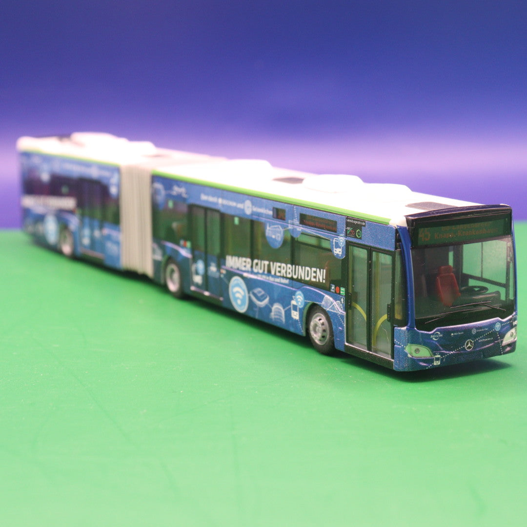 Mercedes Benz Citaro C2 G - Bogestra Ruhrgebiet - Immer gut verbunden - Linie 345 BU Langendreer Knapp Krankenhaus - Modellbus Rietze 73665