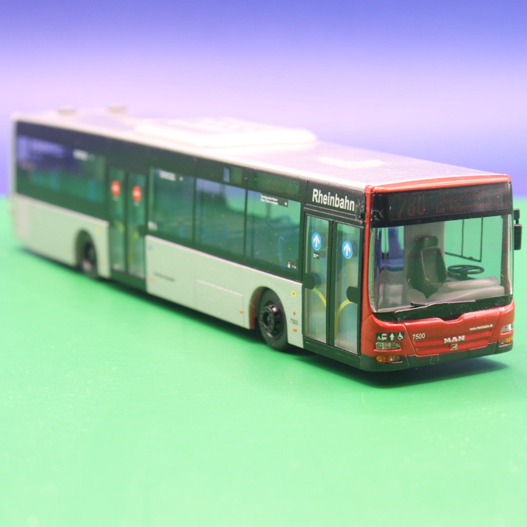 MAN Lions City 12 - Rheinbahn Düsseldorf - GEBRAUCHT OHNE OVP - Modellbus Rietze
