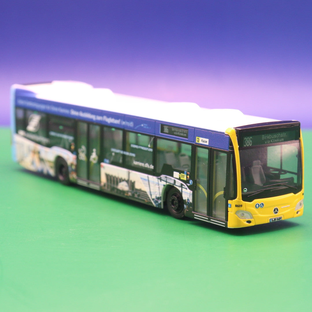 Mercedes Benz Citaro C2 - Hartmann Reisen Berlin - DFS Deutsche Flugsicherung - Linie 386 Birkbuschstr. via Klinikum - Modellbus Rietze 73522