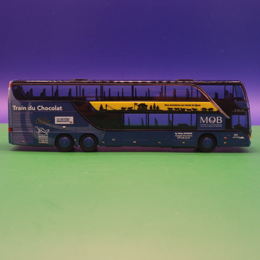 Setra S 431 DT - Chocolate Train - Modellbus AWM