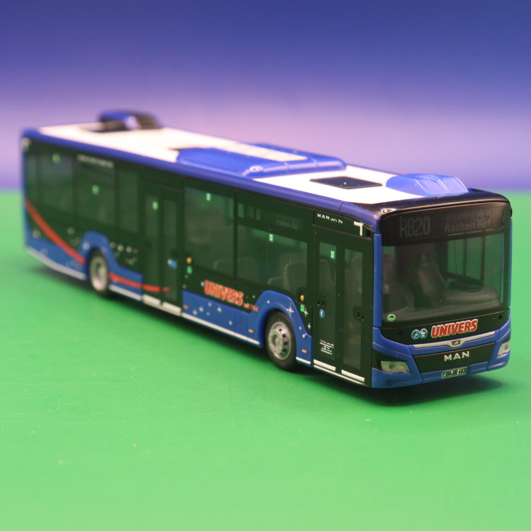 MAN New Lions City 12 - Univers Bonn - Linie RB20 Ersatzverkehr Aachen Hbf - Modellbus Rietze 75420