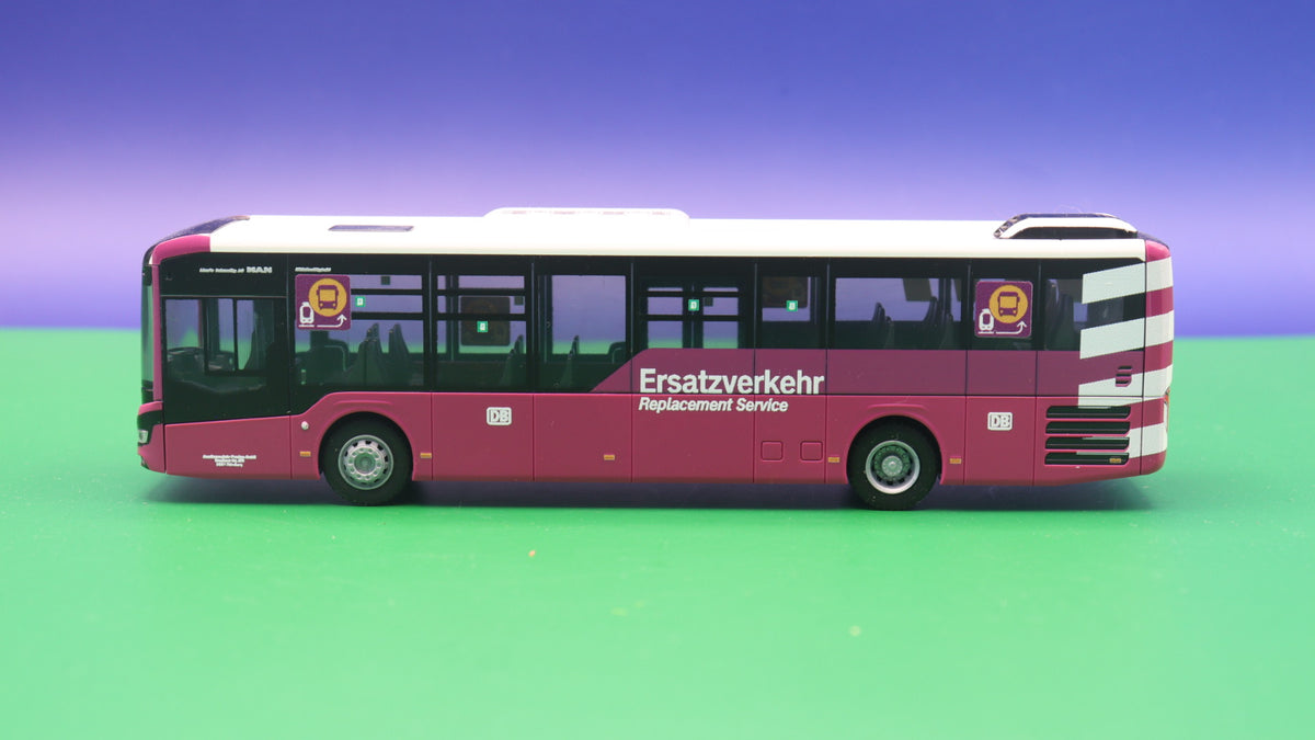 Rietze MAN Lion s Intercity LE, OVF Franken - rail replacement transport - SEV model bus
