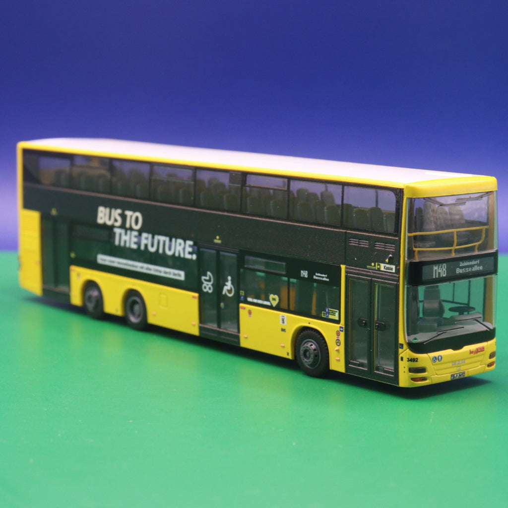 MAN DL07 - BVG Berlin - Bus to the Future - Linie M48 Zehlendorf Busseallee - Modellbus Rietze