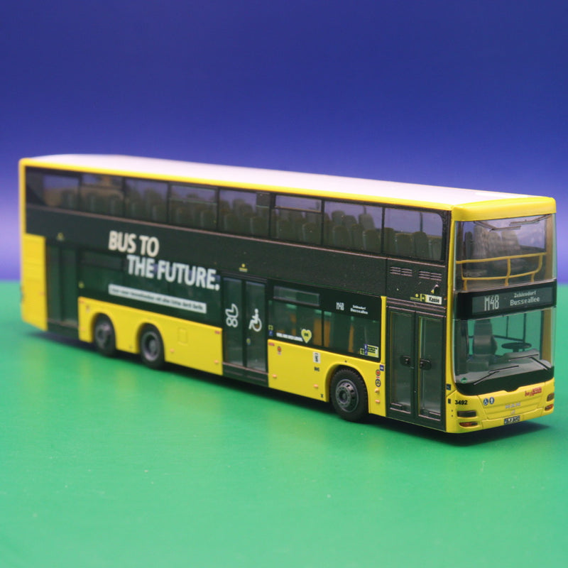 MAN DL07 - BVG Berlin - Bus to the Future - Linie M48 Zehlendorf Busseallee - Modellbus Rietze