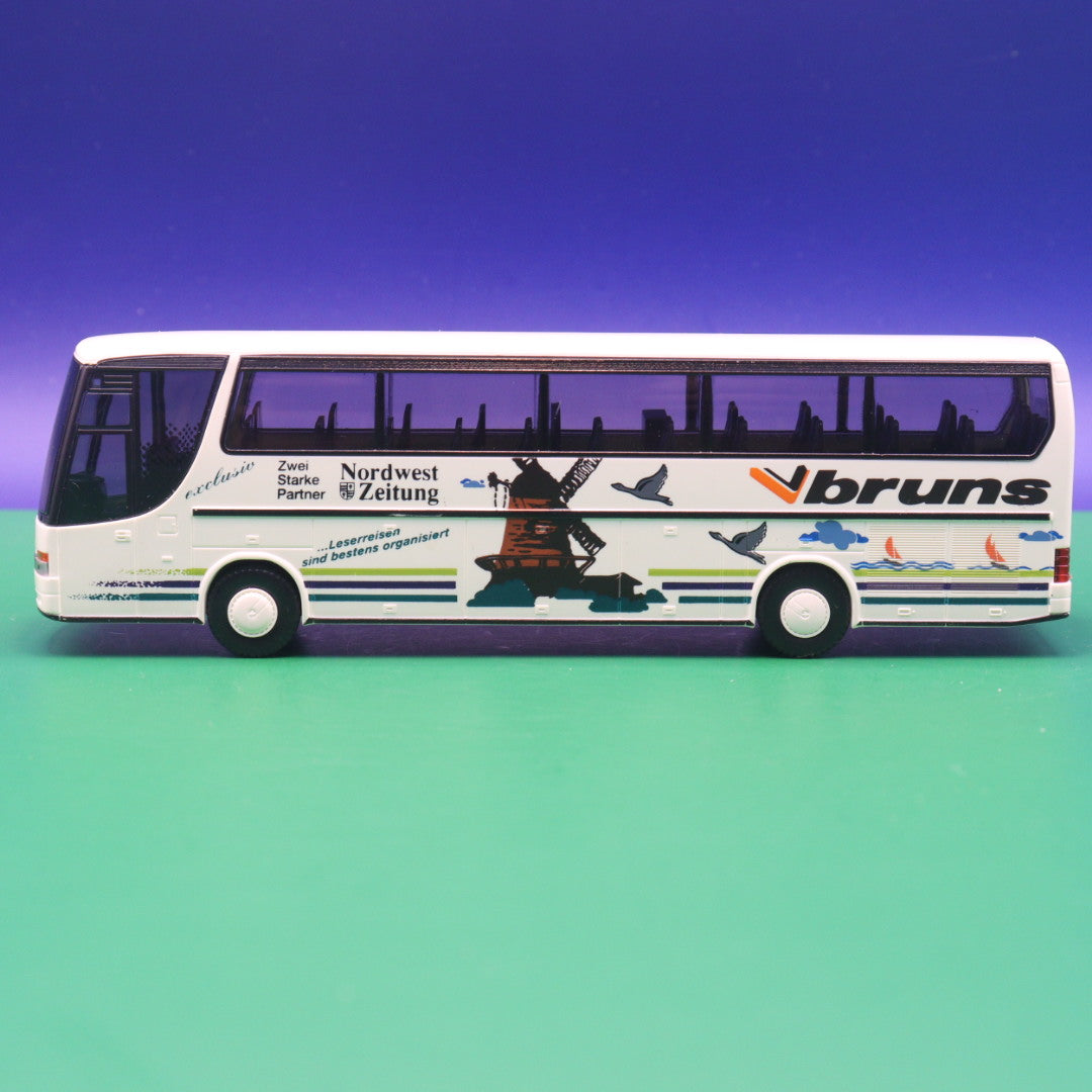 Setra S 315 HDH - Nordwest Zeitung - bruns - Ohne Zurüstteile - Modellbus Rietze
