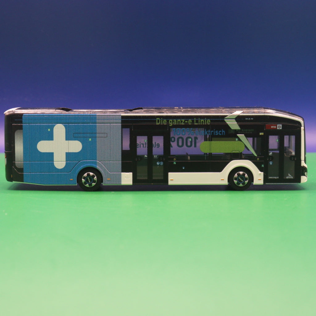 MAN Lions City E - WVG Wolfsburg - Modellbus Rietze 76315