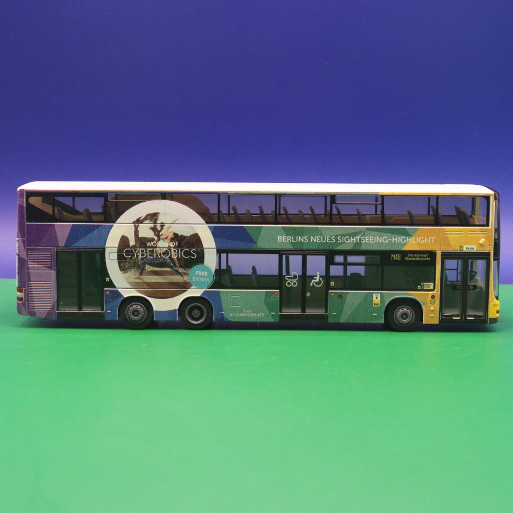 MAN Lions City DL 07 - BVG Berlin - Cyberobics - Linie M48 S+U Bahnhof Alexanderplatz - Modellbus Rietze 67774