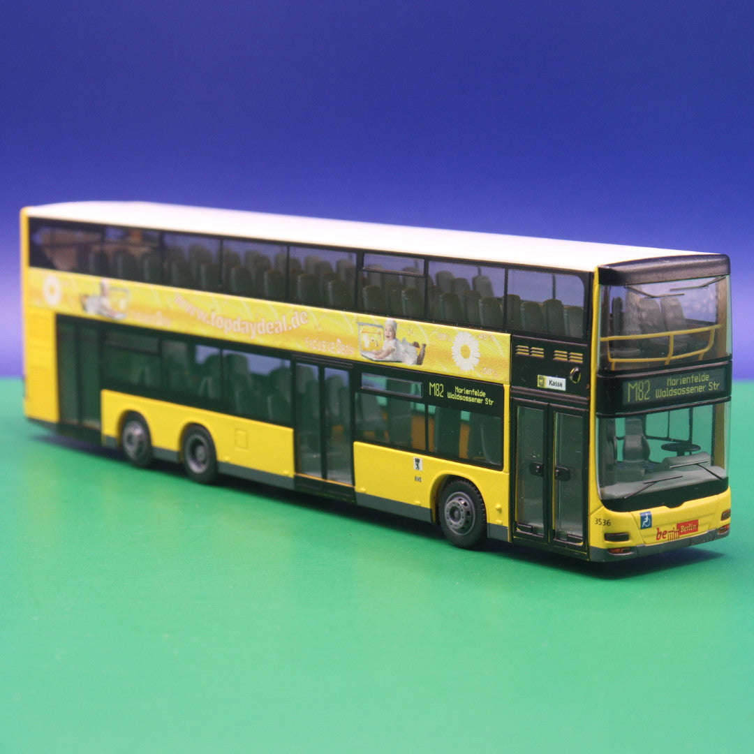 MAN DL07 - BVG Berlin - Topdaydeal - Linie M82 Marienfelde Waldsassener Str - Modellbus Rietze 67745