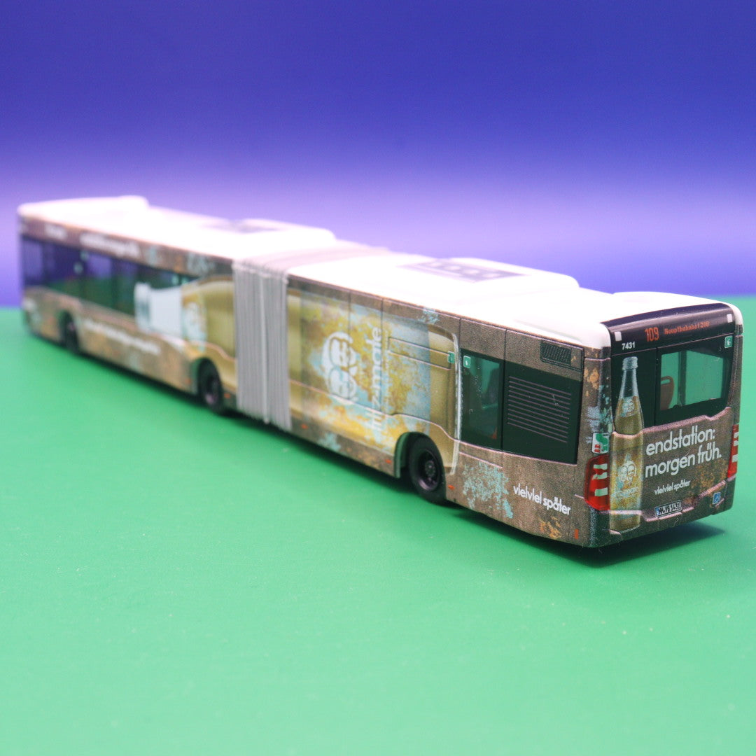 Mercedes Benz CItaro C2 G - Hochbahn Hamburg - Fritz Mate (Endstation morgen früh) - Modellbus Rietze 69566 (Auflage 300 Stück)