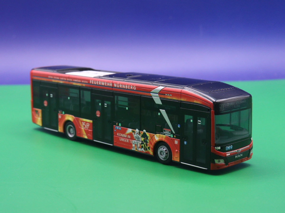 MAN Lions CIty 12E - VAG - Feuerwehr Nürnberg - Modellbus Rietze 76344