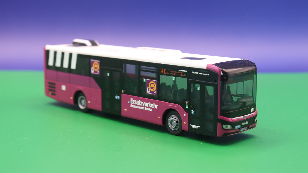 Rietze MAN Lion s Intercity LE, OVF Franken - rail replacement transport - SEV model bus
