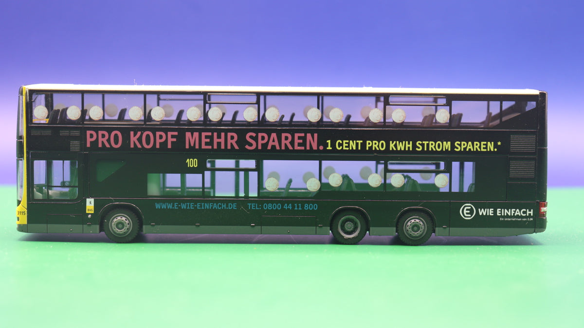 MAN Lions City DL 07 - BVG Berlin - E wie einfach - Modellbus Rietze 67702 (Erscheinungsjahr: 12/2008)