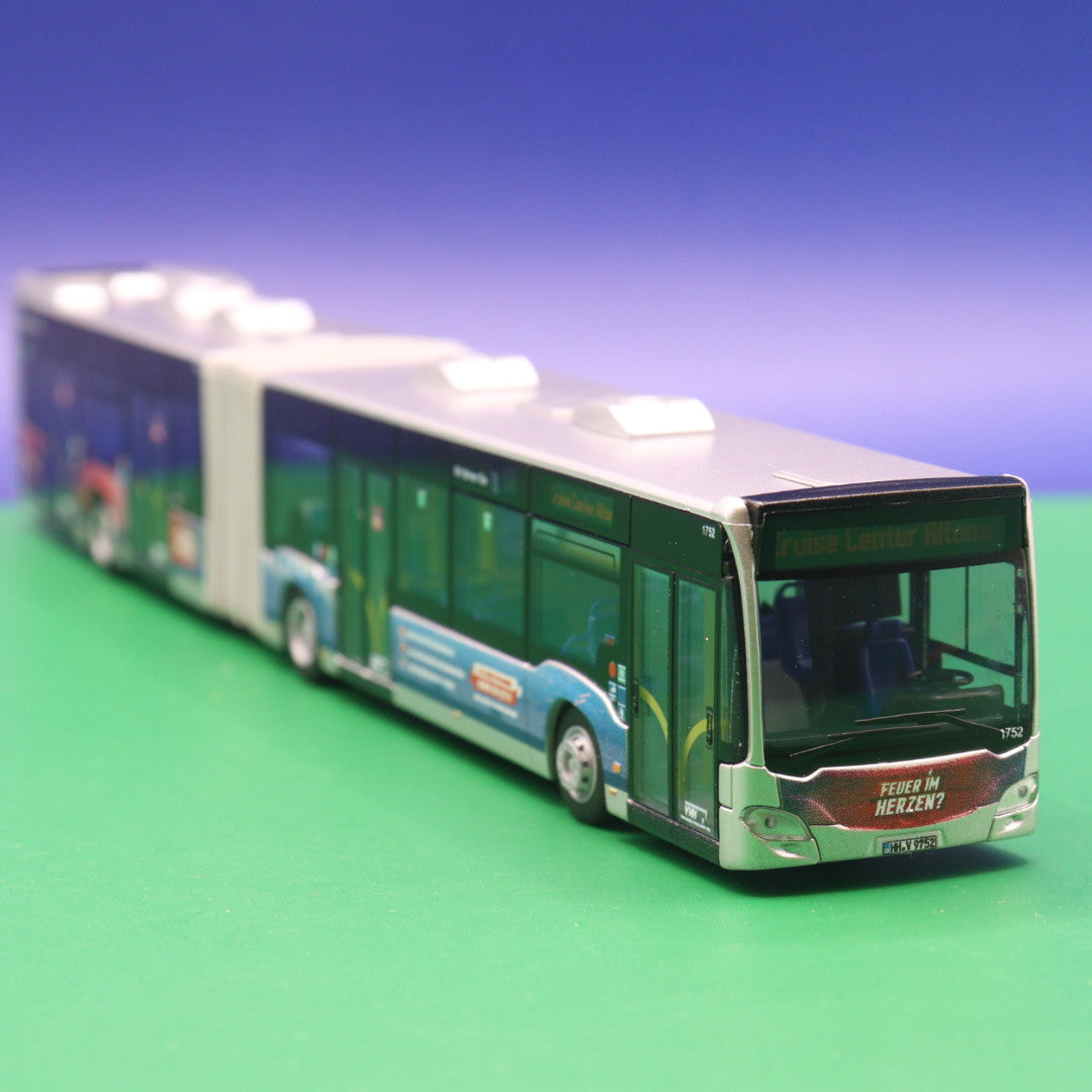 Mercedes Benz Citaro C2 G - VHH Hamburg Holstein - 150 Jahre Feuerwehr Hamburg - Modellbus RIetze 73683