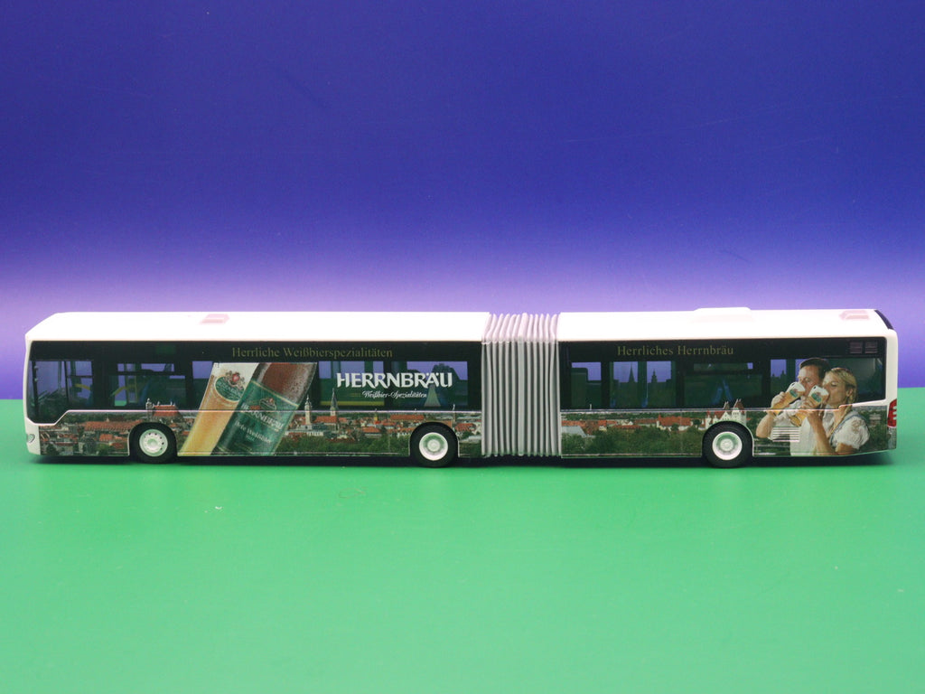 Mercedes Benz O530 Citaro G Facelift - KVB Ingolstadt - Herrnbräu Bier - Modellbus Rietze