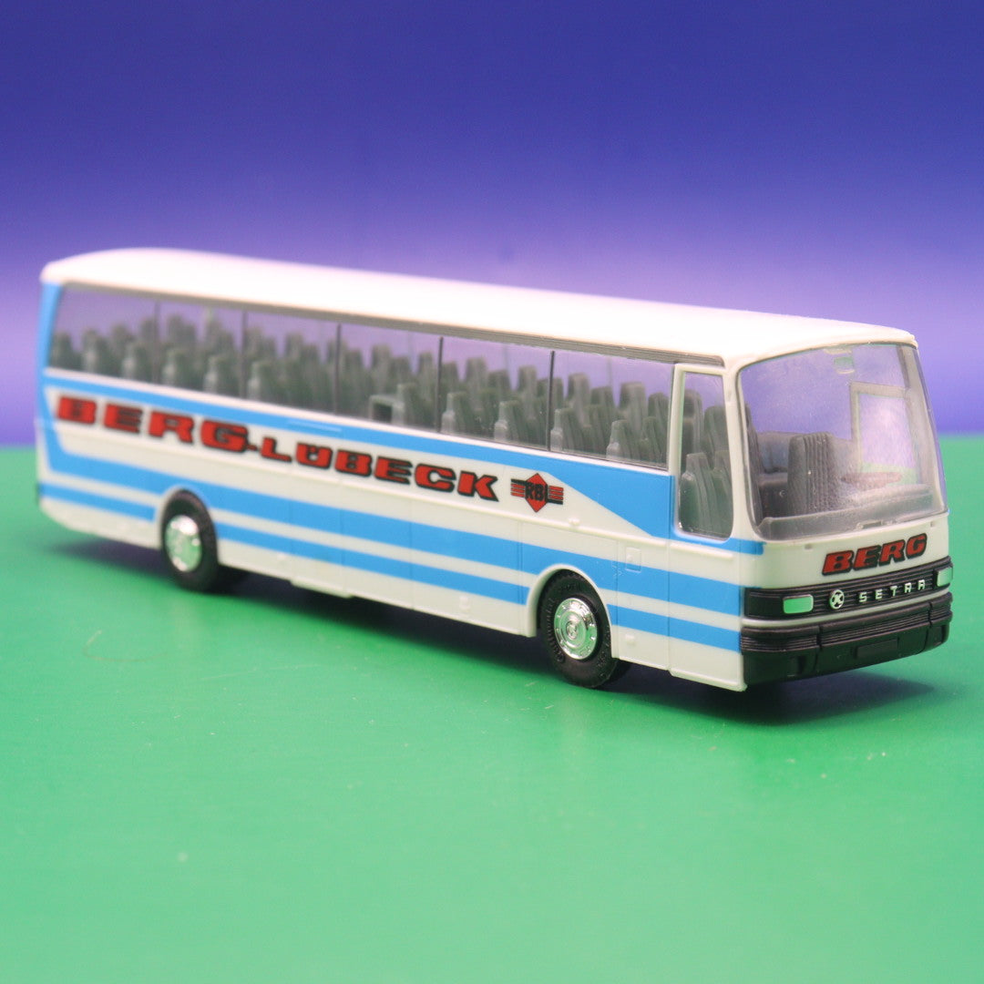 Setra S 215 HD - Berg Lübeck - Gebraucht, Ohne OVP - Modellbus Herpa