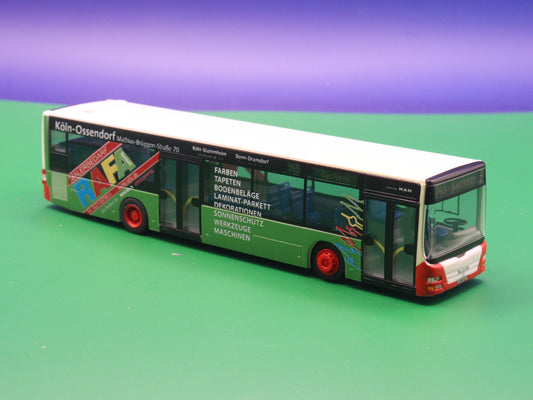MAN Lions City - KVB Köln - RAFA Malerbedarf Linie 145 Bachem - Modellbus Rietze 67472