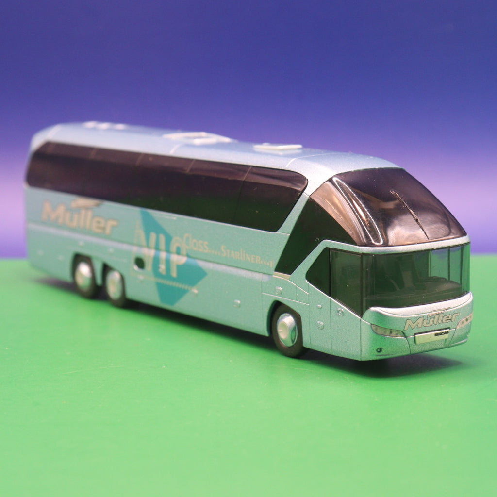 Neoplan Starliner SHDL - VIP Class Müller - Gebraucht, Ohne OVP - Modellbus Rietze
