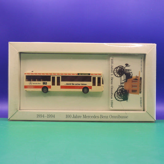 Mercedes Benz O405 - 100 Jahre Mercedes Benz Omnibus 1894-1994 SONDERVERPACKUNG - Modellbus Brekina