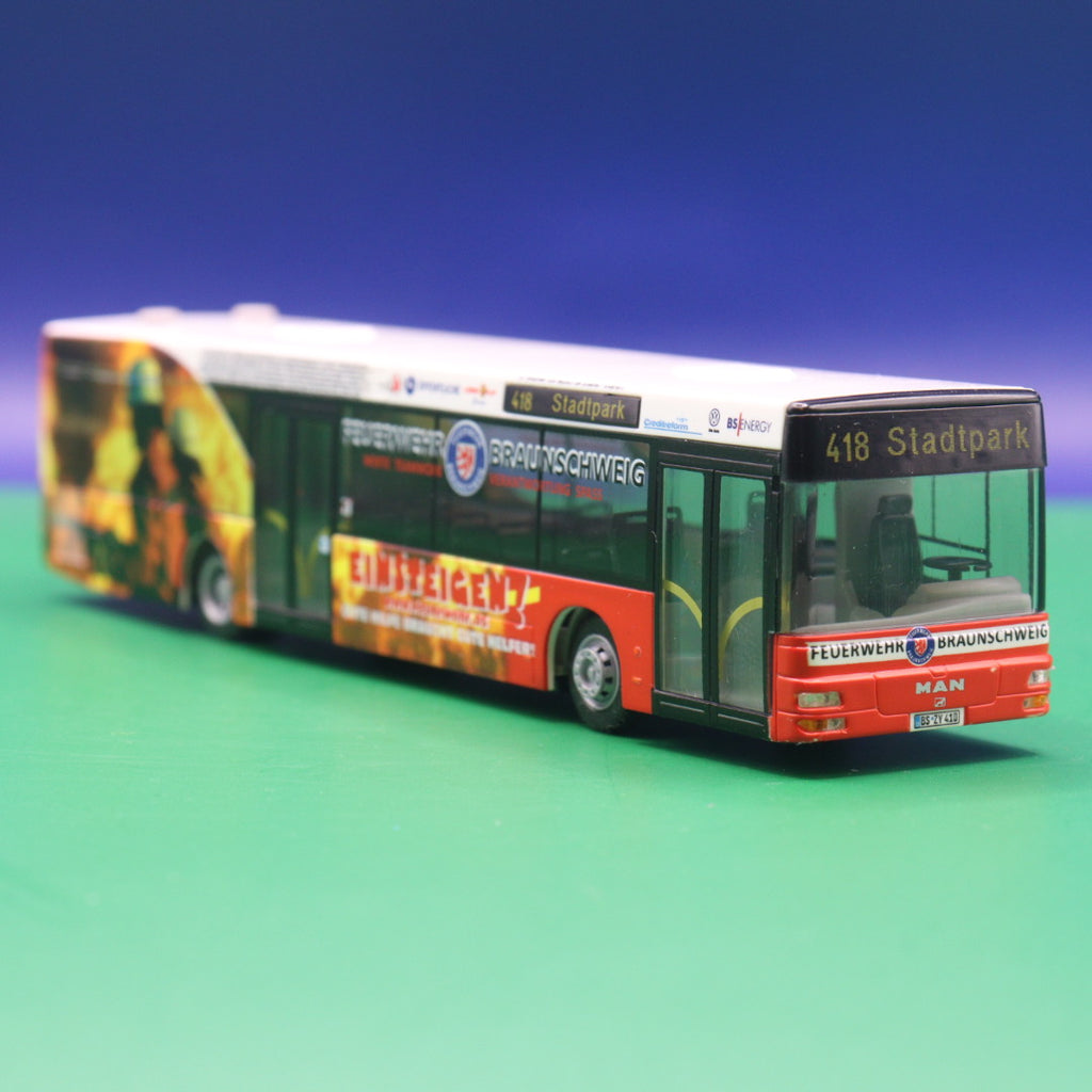 MAN NL 202 - Feuerwehr Braunschweig - Modellbus Rietze