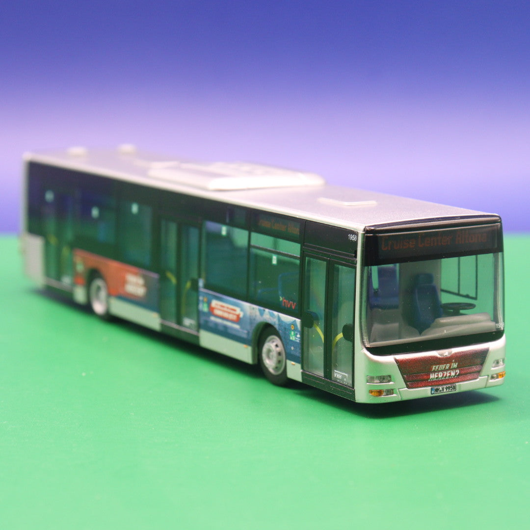 MAN Lions City - VHH Hamburg Holstein - 150 Jahre Feuerwehr Hamburg - Modellbus Rietze 73925