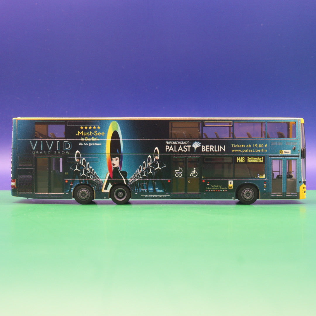 MAN Lions City DL07 - BVG Berlin - Friedrichstadt Palast - Linie M48 - Wagen 3154 - Modellbus Rietze 67791