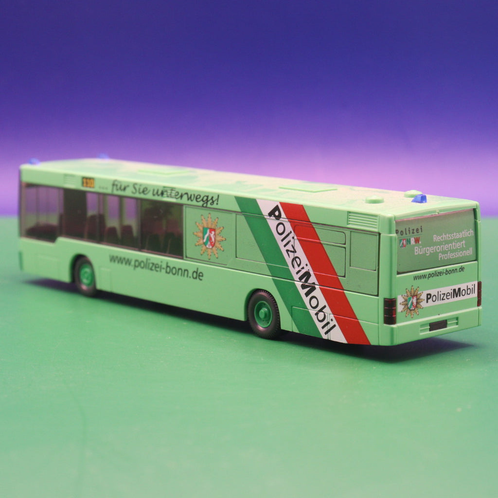 MAN - Polizei Mobil Bonn - Gebraucht, Ohne OVP - Modellbus Wiking