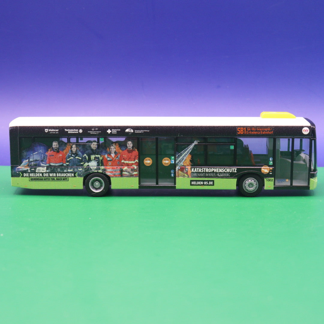 Solaris Urbino 12 - West Verkehr Erkelenz - Katastrophenschutz - Modellbus Rietze 65967