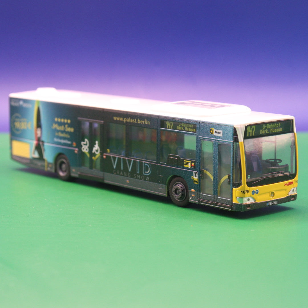 Mercedes Benz O530 Citaro Facelift E4 - BVG Berlin - Friedrichstadtpalast - Linie 147 U-Bahnhof Märk. Museum - LIMITIERTE AUFLAGE 150 Stück - Modellbus Rietze 66899