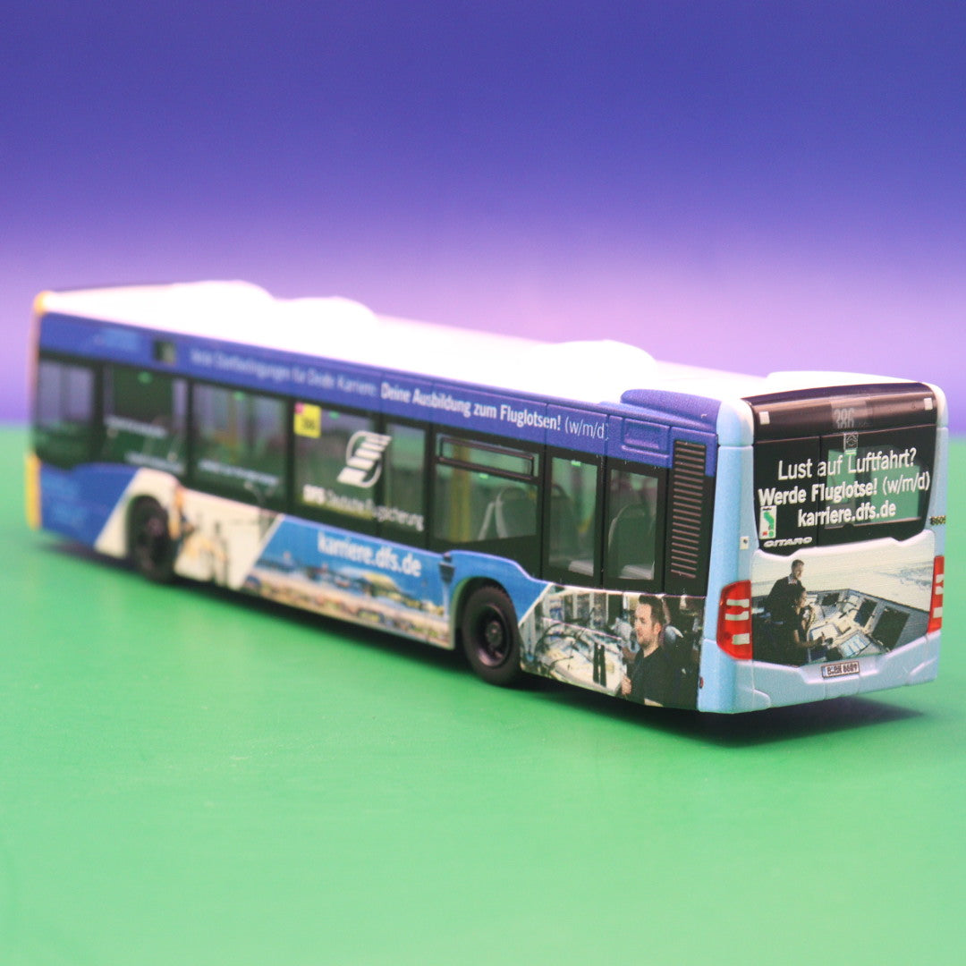 Mercedes Benz Citaro C2 - Hartmann Reisen Berlin - DFS Deutsche Flugsicherung - Linie 386 Birkbuschstr. via Klinikum - Modellbus Rietze 73522