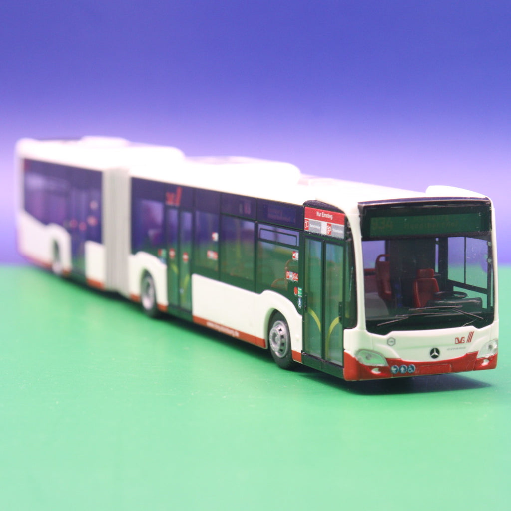 Mercedes Benz Citaro C2 G - DVG Duisburg - Duisburger Verkehrsgesellschaft - Linie 934 Duisburg Hauptbahnhof - Modellbus Rietze 69550
