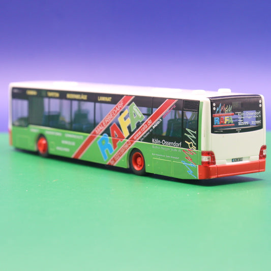 MAN Lions City - KVB Köln - RAFA Malerbedarf Linie 145 Bachem - Modellbus Rietze 67472