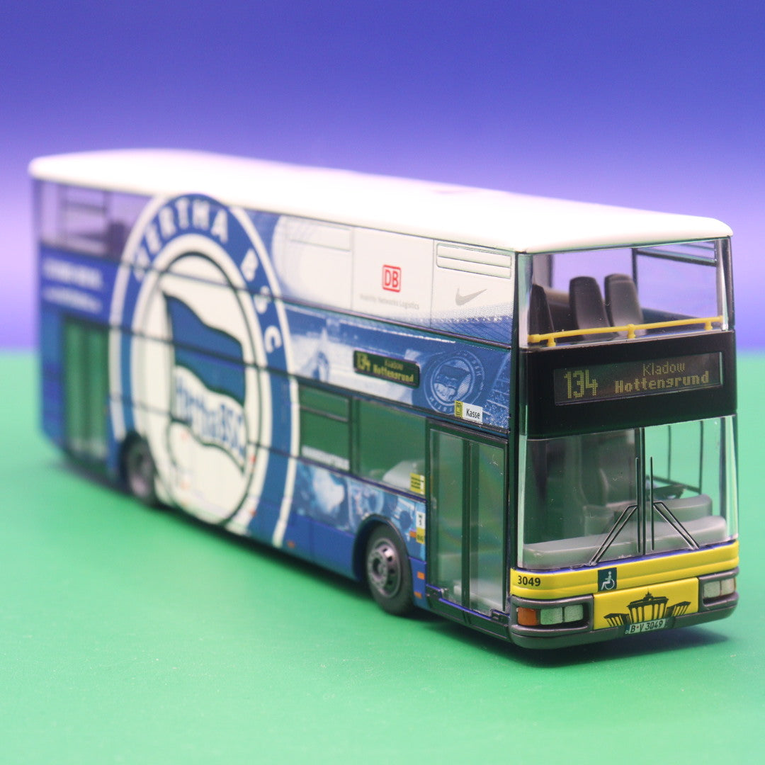 MAN DN95 - BVG Berlin - Hertha BSC Mannschaftsbus - Modellbus Rietze 67501