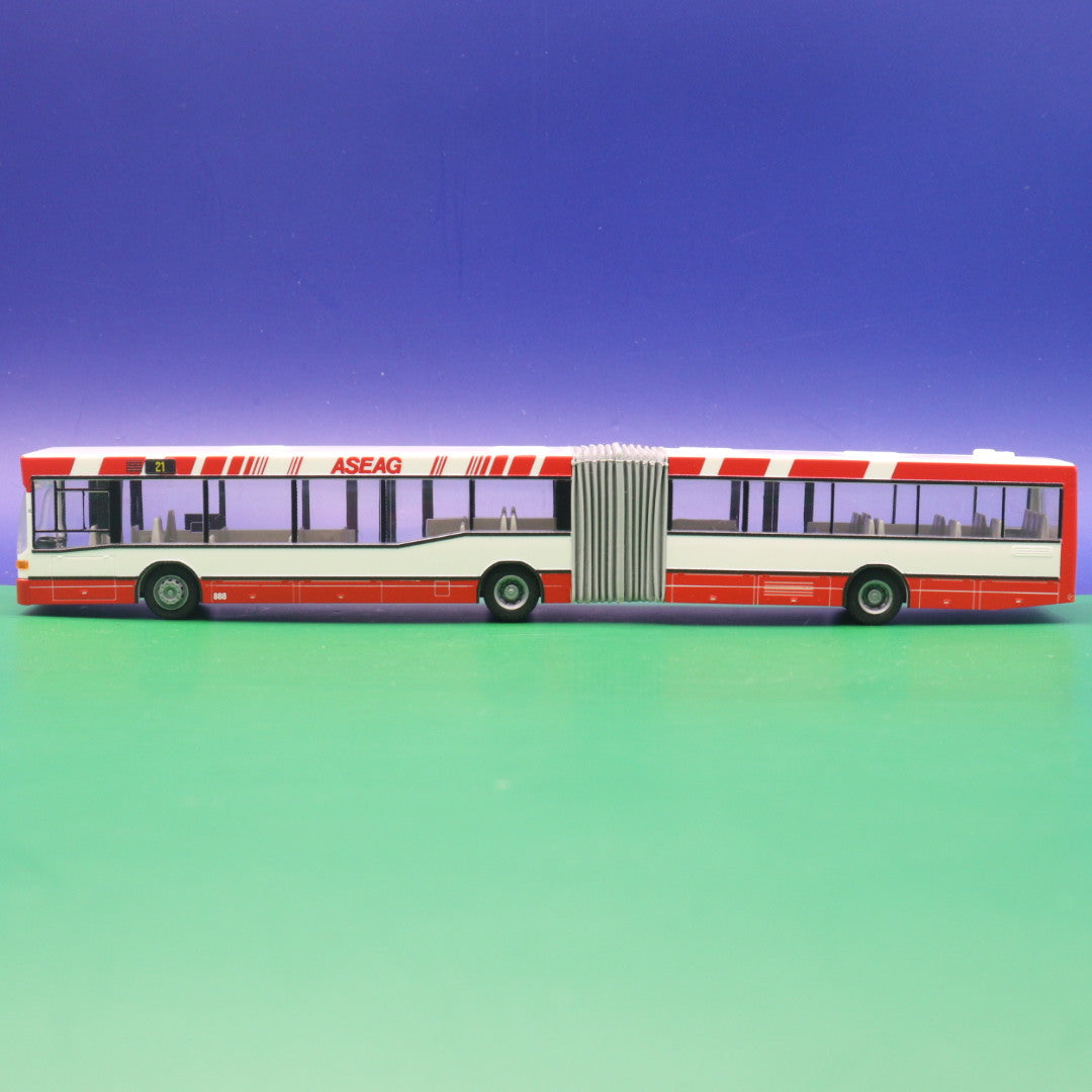 Mercedes Benz O405 G - ASEAG Aachen - Linie 21 Herzogenrath Bhf ü. Niederbardenbg - Modellbus Rietze