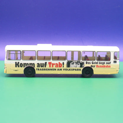 Mercedes Benz O305 - HHA Hamburg - Trabrennbahn - Volksbank - Modellbua Brekina 50811