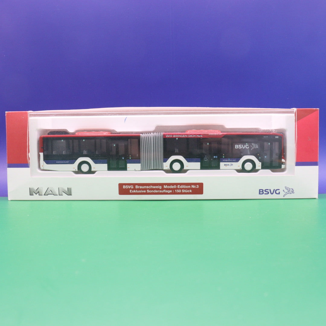 MAN New Lions City 18 - BSVG Braunschweig - Exklusive Sonderauflage 150 Stück - Modellbus Rietze